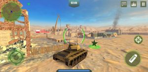 Tank battle action game